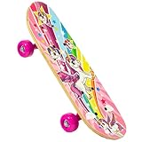 OZBOZZ Einhorn-Skateboard, 43,2 cm Deck, fabelhafte Fantasy-Grafik für eine Fantastische Fahrt