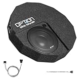 Option Subwoofer Upgrade kompatibel mit VW T-ROC (Baujahr ab 2017, mit Beats-Soundsystem ab Werk) - Plug & Play Nachrüstung DRIVE10FLAT-BRP-D2 Reserverad-Subwoofer