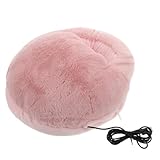 SOIMISS USB Beheizbarer Fußwärmer mit Plüschmaterial Schnelles Aufheizen Großer Sicherer USB und für Kalte Wintertage zu Hause und Unterwegs