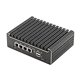 HUNSN Micro Firewall Appliance, Mini PC, Pfsense, Mikrotik, OPNsense, VPN, Router PC, Intel N4505 N6000, RS41, AES-NI, 4 x 2.5GbE I226-V, Console, Type-C, HDMI, DP, SIM Slot, 4G RAM, 32G SSD