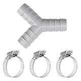 YCHUCH Multifunktionaler Wäscheablaufanschluss Mit Verschiedenen Ausgängen Y Förmiger Splitter Kunststoffstruktur Geeignet Für Effiziente Entwässerung Hitzebeständiger Schlauchanschluss