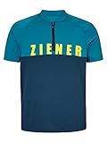 Ziener Kinder Nielson Fahrradtrikot/Radtrikot - Mountainbike|Rennrad - atmungsaktiv,schnelltrocknend,elastisch,Kurzarm, hale Navy, 140