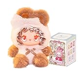 Lovely Emma Bunny Series – Blind Box Plüschfigur mit PVC-Gesicht & Schleifendetail | Weiches Material | 1 von 6 regulären + 2 geheimen Figuren, zufällig verpackt