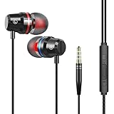 In-Ear-Kopfhörer mit 3,5-mm-Klinkenstecker, Lautstärkeregler, mit Mikrofon, für Moto G Stylus Power 5G, G Pure G 5G 2023, Samsung Galaxy A14 5G, A13, A23, A12, A22, A32, A52, A72, A02S, A03S, A04S,