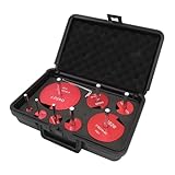 Rohr-Reibahle für PVC-Rohrleitungen, professionelles Standard, Set für Rohrmontage, für PVC-Rohrleitungen, Wasserleitungen (8 Stück)