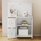 Sekretär,Schreibtisch,Arbeitstisch,Computertisch,Weiß150cm hoch, 100cm breit