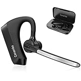 Conambo K21 Bluetooth Headset,V5.1 Bluetooth Headset mit Mikrofon mit CVC 8.0 und ENC Geräuschunterdrückung,Headset Bluetooth mit Mikrofon für für Autofahren Büro Geschäft Fahren-18Std Sprechzeit