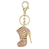 Therian Tail Keychain Anhänger Schlüsselanhänger Kristall Schlüsselanhänger Kette Tasche Schuhe Draht (One Size)