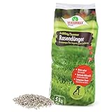 Verdurmax 5 kg Rasendünger Frühling & Sommer - Langzeit Rasendünger mit Stickstoff für 250m² saftig grünen Rasen - Hundeverträglich & tierfreundlich - Für Streuwagen geeignet