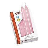 Goki Geburtstagskerzen ROSA 10er Set