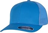 Flexfit Unisex Cap Mesh Trucker, Baseballcap mit gebogenem Schirm für Damen und Herren, Einheitsgröße