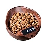 Digitale Kaffeewaage - Wiederaufladbare 0,1g Präzisions-Waage | Intelligentes Küchenmessgerät für die Zubereitung von Bier, Tee, Mehl, Gewürzen, Gewürzen, C