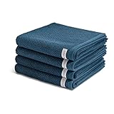 Ross - Selection - Organic Cotton - 4 X Handtuch - im Set (50 X 100cm Nachtblau)