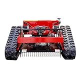 Intelligenter Rasenmäher mit Fernbedienung - Gasbetrieben, Track-Drive, hohe Neigungsfähigkeit für Bauernhöfe, Gärten, Obstgärten