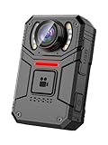 SPIKECAM Echte Body Cam 4K, Bodycam Körperkamera Mini 4K mit OTG, SOS-Alarm, Taschenlampe, Audio- und Videoaufnahme, Handy Body Camera für Polizei- und Sicherheitsdienste, 64GB