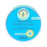 PENATEN Pflegecreme Gesicht und Körper 100ml,schnell einziehende Baby Gesichtscreme + Körpercreme für zarte Babyhaut hinterlässt ein weiches Hautgefühl und versorgt die Haut mit wichtiger Feuchtigkeit