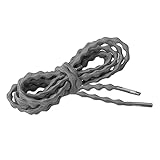 CORD ON - Elastische Schnürsenkel für Lauf- und Triathlon-Schuhe, kein Schnüren, verstellbar, speziell für Sport, Größe 2,5-5,6 mm, 1 Paar, dunkelgrau, 150