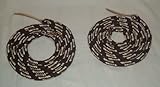 Westernzügel Split Reins, extra schwer, geteilt je 2,20 mtr braun/caramell/Natur