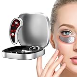 Augenpads mit rotem Licht, 3 Einstellmodi, 30 mAh, Augenmassagegerät, Augen straffende Pflaster, Timerfunktion, für alle Hauttypen, für Haus, Schlafzimmer, Schlafzimmerschlaf Lesen für Frauen und