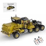 RZARDFLAMR Technik LKW-Bausteinset MOC-40026, Schwertransporter mit 8x6 Antrieb, Federung & RC-Funktion, Modellbausatz für Erwachsene & Jugendliche, Ausstellung & Geschenkidee, 1811Teile