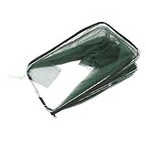 BESTonZON Automatisches Faltbares Fischernetz Tragbare Köderfalle mit Großen Löchern Elastisches Netz mit Mesh für Krabben Garnelen Flusskrebse Aale Geeignet für Süß und