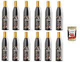 Andrea Milano- Crema con Aceto Balsamico di Modena Creme mit Balsamico-Essig aus Modena 12x250ml+ Italian Gourmet polpa 400g