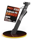 HENMI Fahrradständer E-bike 24-29Zoll, fahrradständer 40mm lochabstand mit 2 löchern Extra Stabil 80KG, Verstellbarer Fahrradständer für e bike Mountainbike Rennrad