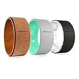 Yoga Wheel - Premium - Hilfsmittel bei Yoga-Übungen | Yoga Rad (Holz - Kork)