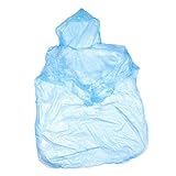 Veemoon 20 Stück Einweg Regenponcho Teiliges für Erwachsene mit Transparente Notfall Regenbekleidung für Camping Reisen Outdoor Aktivitäten Leicht Platzsparend Zufällige