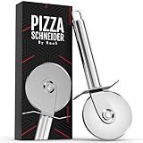 RAAFI Pizzaschneider Scharfer und Stabil Pizzaroller für Müheloses Schneiden Pizzen Mit Dicker und Dünner Kruste, Klingenschutz für Bequemen Griff und Spülmaschinengeeignet Pizza Cutter