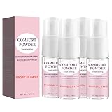 Generisch Comfort Powder, KöRper Puder, Körperpuder, Body Dusting Powder für Frauen, Körper und Fußpuder-Deodorant zur Bekämpfung Innenseiten Oberschenkel Scheuern, Intimbereich und Ganzen Körper