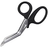 First Aid Only Erste-Hilfe Schere | Verbandschere für Mullbinden, Stoff, Kleidung und Gurte | Trauma Schere mit gebogener Edelstahlklinge | 97470 L0H