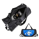Jiimhte Angeltasche | Aufbewahrungstasche für Angelzubehör, große Kapazität, Angelrucksack – für Outdoor, Strand, Camping, See, Salzwasser, Süßwasser, Kajak, Reisen, Boot, Sport, blau, Refer to