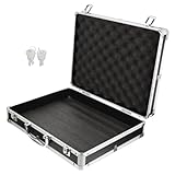 jojofuny 1Satz Aluminiumlegierung Werkzeugtransportkoffer mit Griff Tragbarer Medizinkasten für Notfälle Multifunktionale Aufbewahrungslösung Abschließbar und Robust für Unterwegs