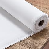 LEINWAND AUF ROLLE BK PREMIUM 100% Baumwolle 380g/m² 1,6x10m malfertig grundiert mit Gesso