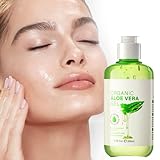 Gel Pure Feuchtigkeitscreme für Gesicht, Körper und Haare, gegen trockene Haut, Sonnenbrand Reizungen, After Sun Fettcreme Trockene Haut (One Size)