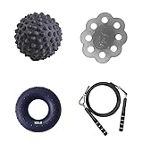 Fingerkrafttraining, Handgriff-Ring, Trainingsgerät, Fitness, Fitnessstudio, Fingerverlängerung, Greifer mit Fingergriff, Springseil