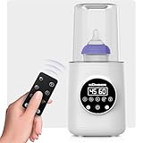 10-in-1 Flaschenwärmer Baby, Babykostwärmer mit schnellem Aufwärmen, Warmhalten, Abtauen – Babyflaschen Wärmer mit LCD-Display und Fernbedienung, Sterilisator für Babyflaschen, Baby Bottle Warmer