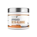 WFN Approved Beta-Alanine - Reines Beta Alanin Pulver - 300g - Vegan & Hochdosiert - Pures Pulver ohne Zusätze - 100 Portionen - Made in Germany - Extern laborgeprüft