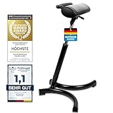 Werkfox® Stehhocker Ergonomischer Höhenverstellbarer Hocker; Stehhilfe Werkstatthocker Stehstuhl für Schreibtisch, Büro, Industrie