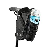 CCKOLE Satteltasche Fahrrad Satteltaschen Wasserdicht, Fahrradtasche Hecktasche reißfeste, MTB Rennrad Tasche für Mountainbike Rennrad mit Wasserflaschentasche (1.5L)