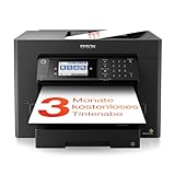 Epson WorkForce WF-7840DTWF A3+ kabelloser Multifunktions-Tintenstrahldrucker inkl. 3 Monaten kostenloser Tinte mit ReadyPrint Flex-Abo*