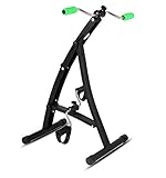 Mini Heimtrainer für Bein, Arm und Knie Erholung Übung, Heimtrainer, Arm & Bein tragbare Fußzyklus Pedalmaschine, Pedalfahrrad für Senioren Reha