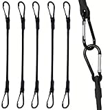 5 Stück Expander mit Karabiner Haken,Spannseil,Gummispanner,Spannseile,Gepäckspanner,Latex Spanngurt,Spanngummis, Karabinerhaken,Seil,für Fahrrad,Auto,Gepäck,Transportsicherung,Gummiband,Spanngurte