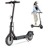 iScooter E Scooter mit Straßenzulassung, ABE Elektroroller Belastung bis 120kg, 30 km Reichweite, LED, 20km/h, 350W Motor, 8,5 Zoll Wabenreifen,Duales Bremssystem E Roller für Erwachsene