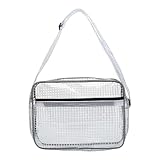 Klarer Umhängetasche Mit Einstellbarem Riemen Mehrere Fächer PVC Anti Statics Meshes Engineers Werkzeug Organizer Wasserdichtes Klares Umhängetasche