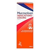 MUCOSOLVAN® Inhalationslösung 100 ml - Schleimlösung für Vernebler bei Husten: Löst den Schleim, erleichtert das Abhusten & befreit die Bronchien