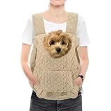 Hunderucksack – belüftete Tasche mit Taschen – Katzentragetasche Hundereiserucksack – für Kätzchen, klein, mittel, Outdoor, Reisen, Camping, Wandern, Wandern, Reiten, Einkaufen, Pendeln