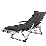 KOHARA Leichter, langlebiger Klappstuhl, klappbarer Ruhesessel, stilvoll, Klappbett fürs Büro/Siestabett, Strandstuhl aus Aluminium, Alter Lazy Lounge-Sessel, Starke Tragfähigkeit (Farb