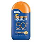 Bilboa Lippenbalsam mit LSF 50+, sehr hoher Sonnenschutz für empfindliche Haut, Formel mit Vitamin C, spendet Feuchtigkeit, pflegt und schützt, dermatologisch getestet, 200 ml